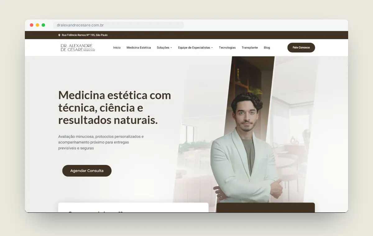 Estudo de Caso Dr. Alexandre de Cesare